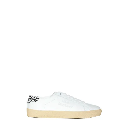Saint Laurent , White Court Sl/06 Sneakers ,White female, Sizes: