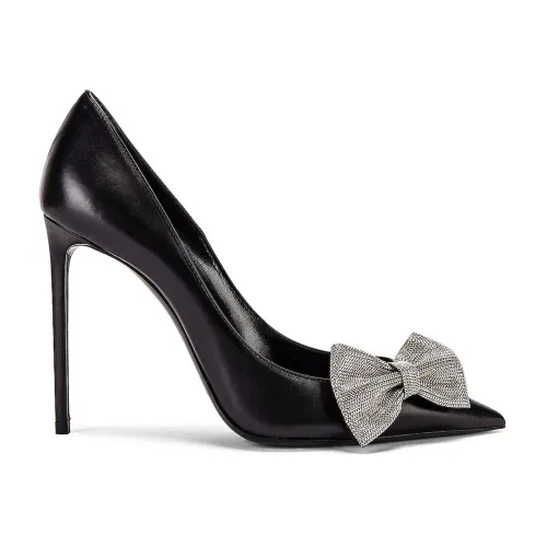 Saint Laurent , Womens Shoes Pumps Black Ss23 ,Black female, Sizes: