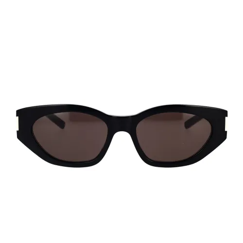 Saint Laurent , Womens SL 638 001 Cat-Eye Sunglasses ,Black unisex, Sizes: