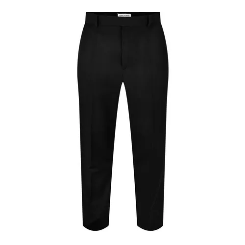 Saint Laurent Wool Trousers - Black
