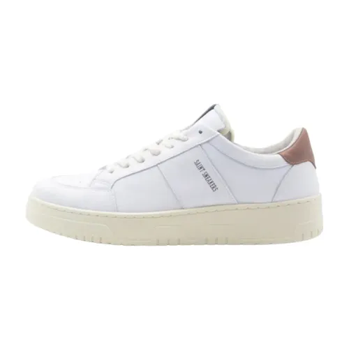 Saint Sneakers , White Classic Sneakers ,White male, Sizes: