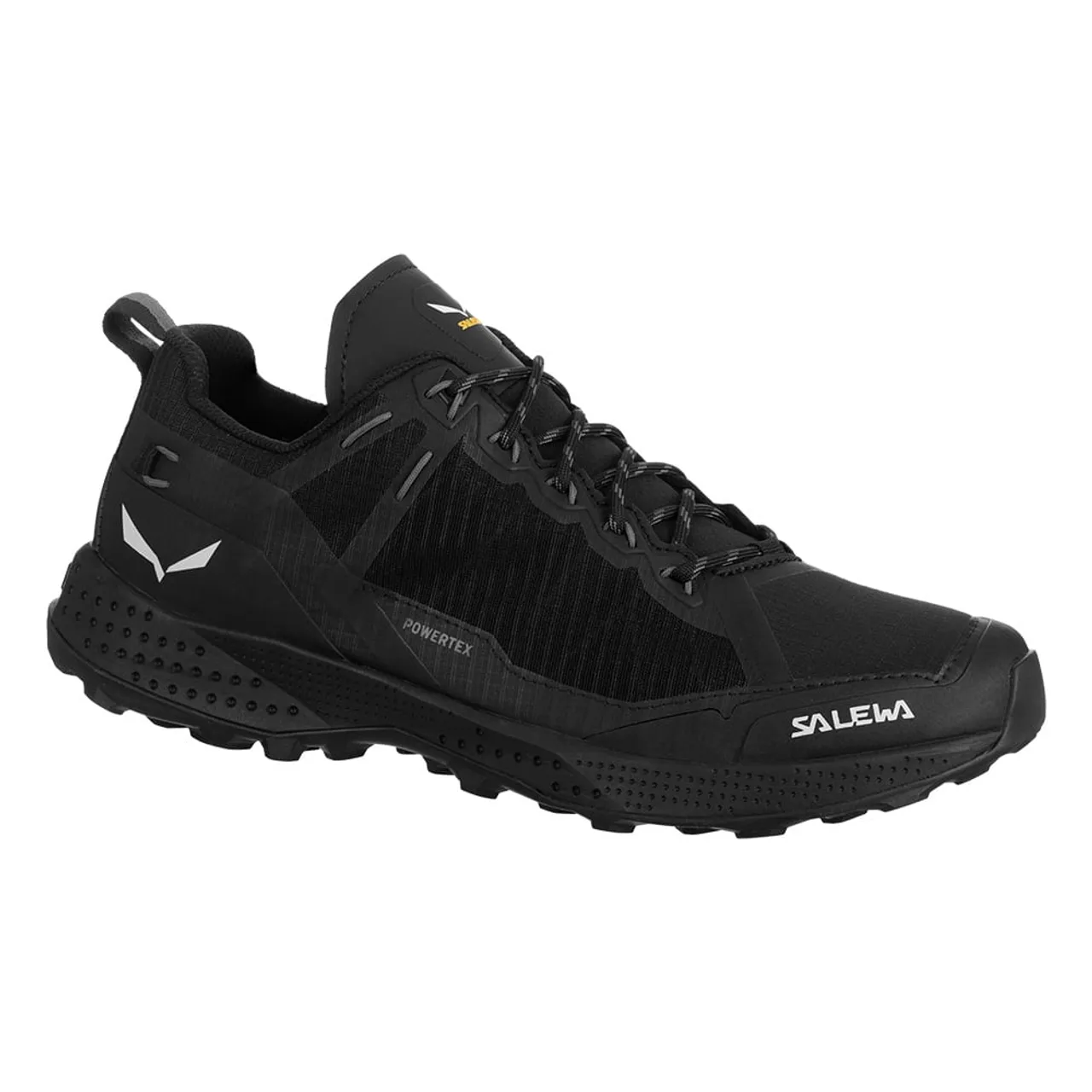 Salewa Mens Pedroc Powertex Waterproof Hiking Shoes (Black / Black)