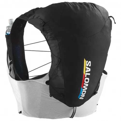 Salomon - ADV Skin 12 Race Flag - Trail running backpack size 12 l - XS, black/grey