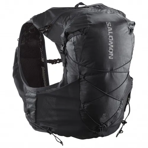 Salomon - Adv Skin Cross Season 15 - Trail running backpack size 15 l - L, black/grey
