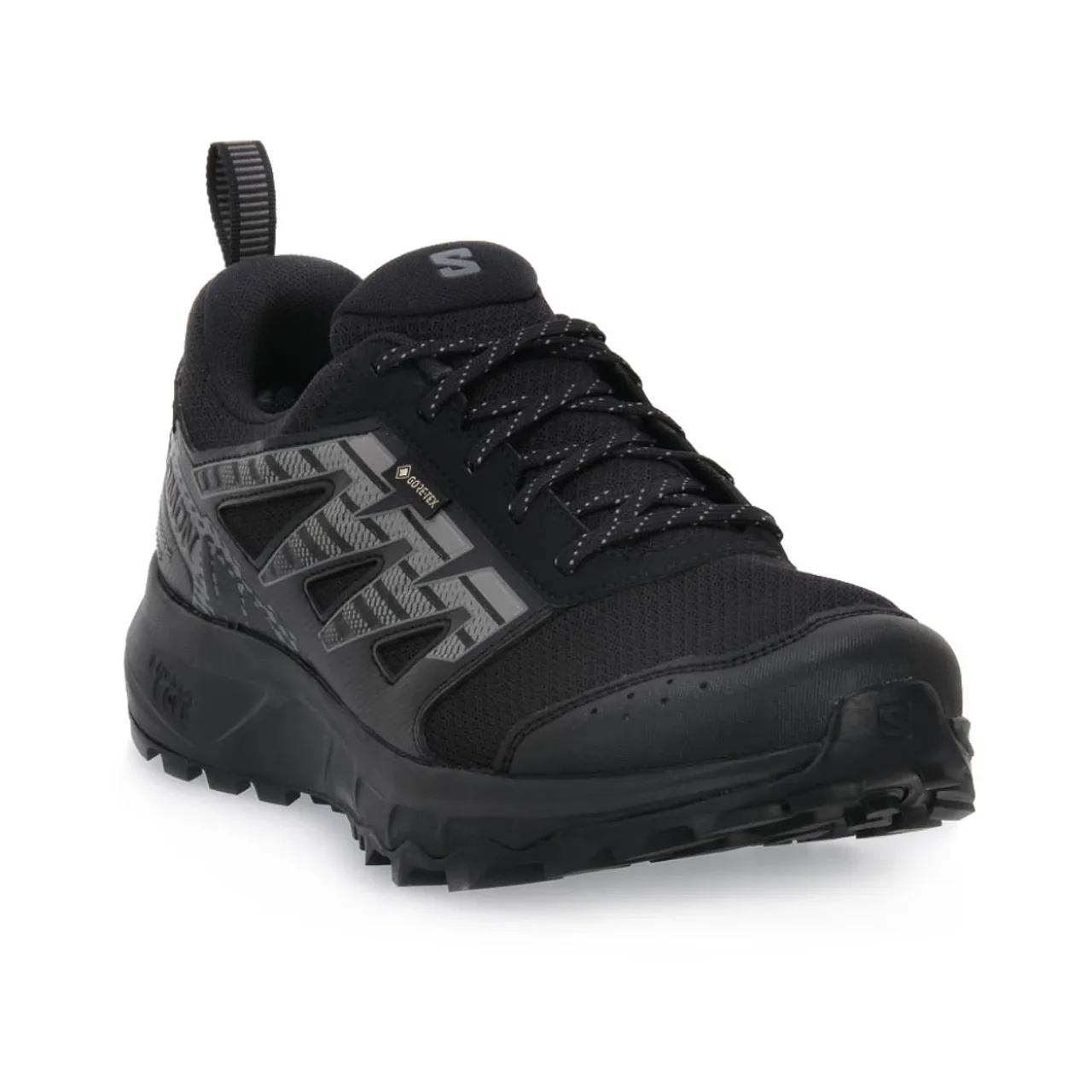 Salomon , High-Quality Leather Sneakers for Men ,Black male, Sizes: