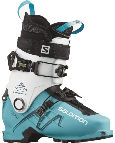 Salomon MTN Explore Women's Ski Boots 2022 - White/Scuba Blue/Blue MP 26.5
