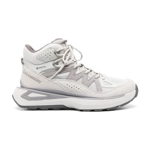 Salomon , Odyssey Mid GTX Hiking Shoes ,Gray male, Sizes: