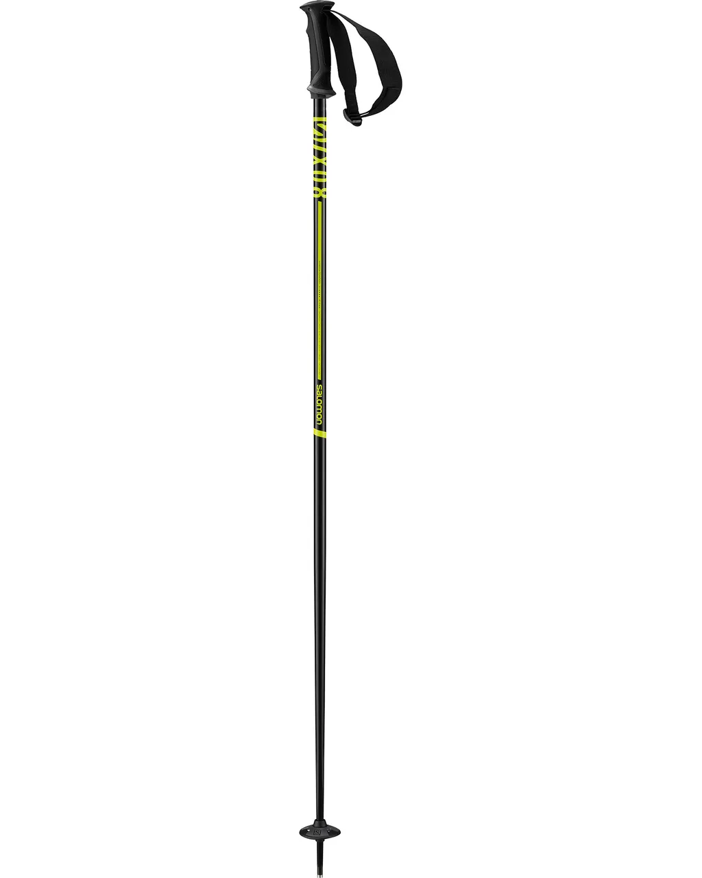 Salomon X 08 Ski Poles - Black/Yellow 135cm