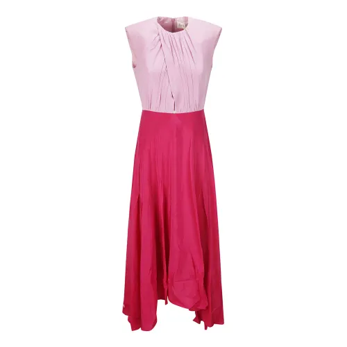 Saloni , Pink Long Dress Shoes ,Pink female, Sizes: