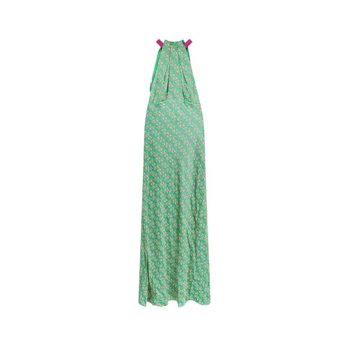 Saloni , Women's Clothing Dress Green Ss24 ,Multicolor female, Sizes: