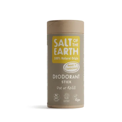 Salt Of the Earth Natural Deodorant Stick Use or Refill