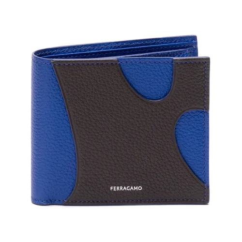 Salvatore Ferragamo , Cut Out Wallet ,Blue male, Sizes: ONE SIZE
