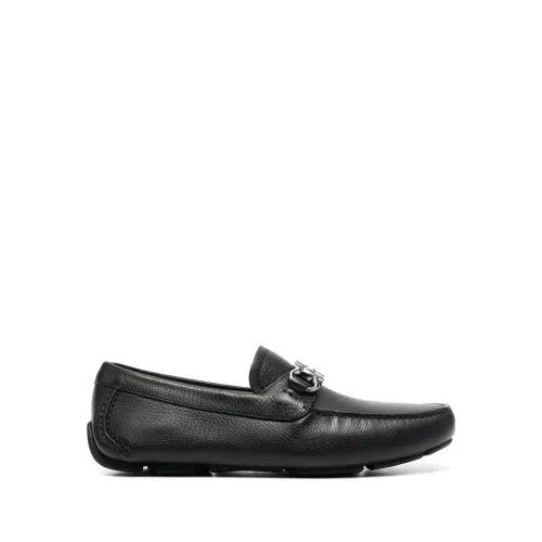 Salvatore Ferragamo , Ferragamo Flat shoes Black ,Black male, Sizes: