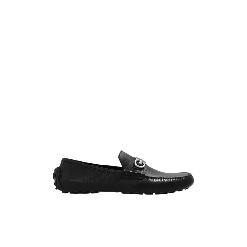 Salvatore Ferragamo , Grazioso Leather Shoes - Black ,Black male, Sizes: