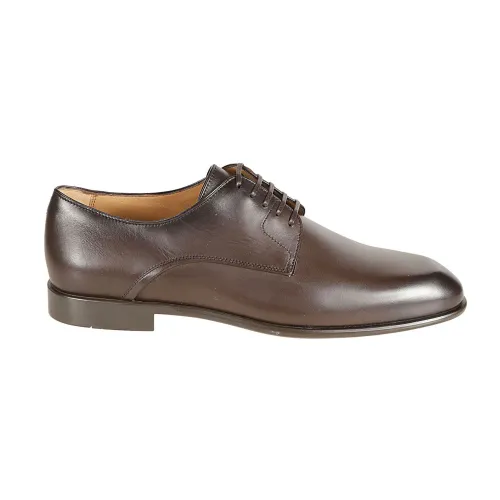 Salvatore Ferragamo , Laced Shoes ,Brown male, Sizes: