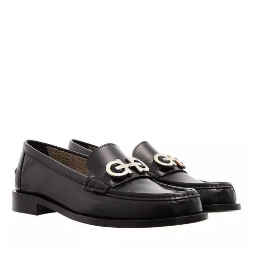 Salvatore Ferragamo Loafers & Ballet Pumps - Loafer With Double Gancini - black - Loafers & Ballet Pumps for ladies