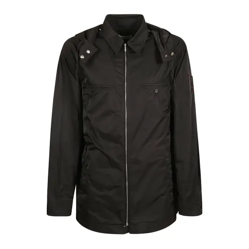 Salvatore Ferragamo , Long Jacket for Outerwear ,Black male, Sizes: