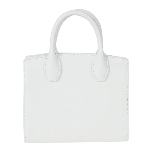 Salvatore Ferragamo , Mini Top Handle Box Bag ,White female, Sizes: ONE SIZE
