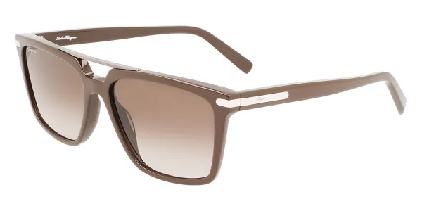 Salvatore Ferragamo SF 1037S 208 Men's Sunglasses Brown Size 57