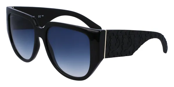 Salvatore Ferragamo SF 1088SE 001 Women's Sunglasses Black Size 57