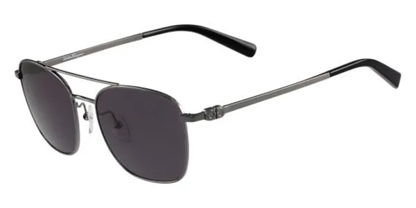 Salvatore Ferragamo SF 158S 015 Men's Sunglasses Grey Size 53