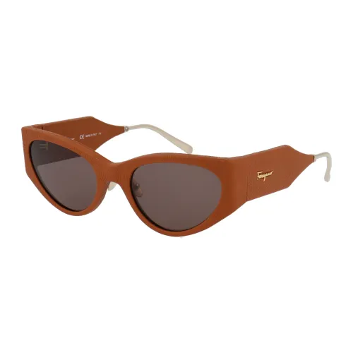 Salvatore Ferragamo , Stylish Sunglasses Sf950Sl ,Brown female, Sizes: