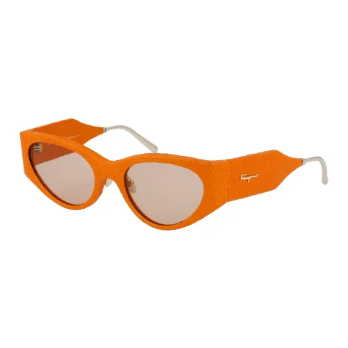 Salvatore Ferragamo , Stylish Sunglasses Sf950Sl ,Orange female, Sizes: