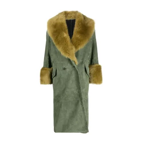 Salvatore Santoro , Green Coats for Men ,Green female, Sizes: