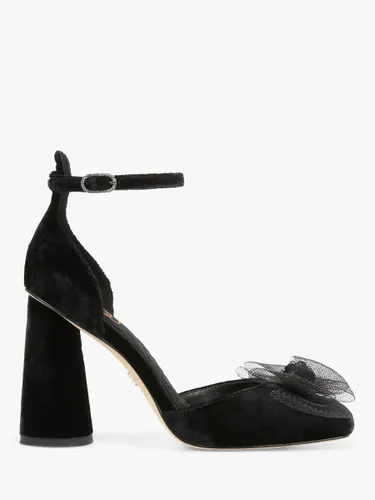 Sam Edelman Colter Ankle Strap Heeled Court Shoes, Black - Black - Female