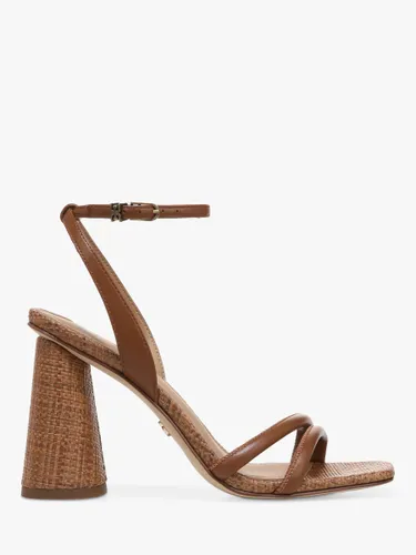 Sam Edelman Kia Leather Heeled Sandals, Rich Cognac - Rich Cognac - Female