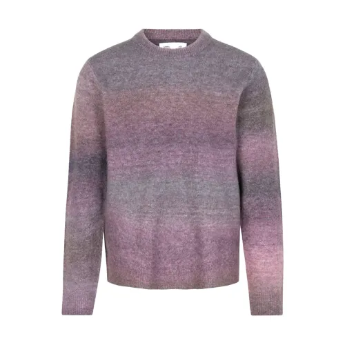 Samsøe Samsøe , Aiden Crew Neck Sweater ,Pink male, Sizes: