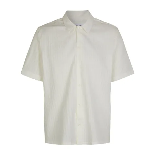 Samsøe Samsøe , White Avan JX Shirt ,White male, Sizes: