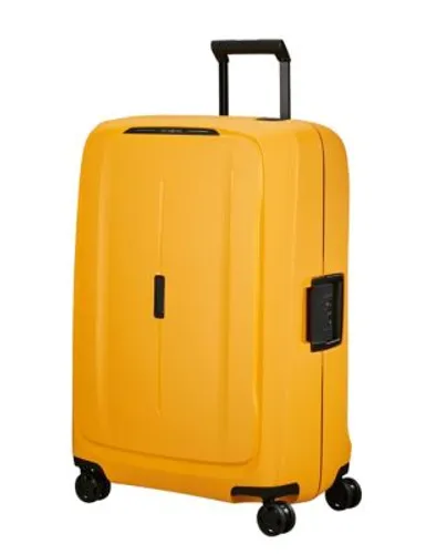 Samsonite Essens 4 Wheel Hard Shell Large Suitcase - Yellow, Yellow,Black,Navy