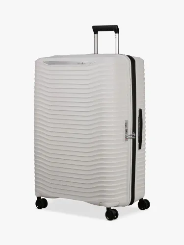 Samsonite Upscape Spinner 4 Wheel 81cm X-Large Suitcase, Cloud White - Cloud White - Unisex