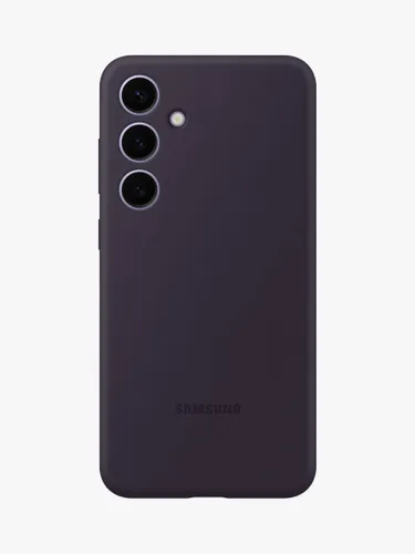 SAMSUNG Galaxy S24+ Silicone Case, Dark Violet - Dark Violet - Unisex