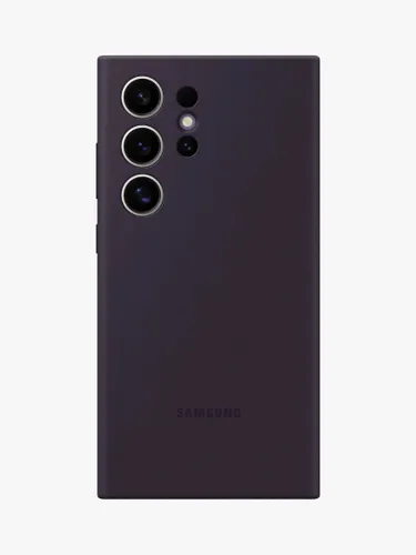 SAMSUNG Galaxy S24 Ultra Silicone Case, Dark Violet - Dark Violet - Unisex