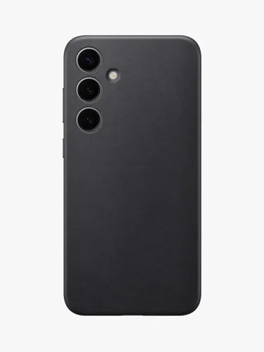 SAMSUNG Galaxy S24+ Vegan Leather Case, Black - Black - Unisex