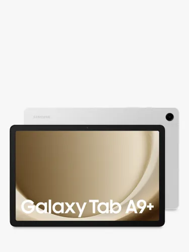 SAMSUNG Galaxy Tab A9+ Tablet, Android, 4GB RAM, 64GB, Wi-Fi, 11 - Silver - Unisex