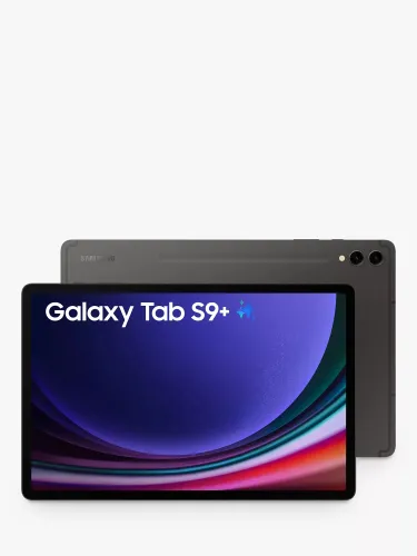 SAMSUNG Galaxy Tab S9+ Tablet with Bluetooth S Pen, Android, 12GB RAM, Galaxy AI, 512GB, Wi-Fi, 12.4 - Graphite - Unisex