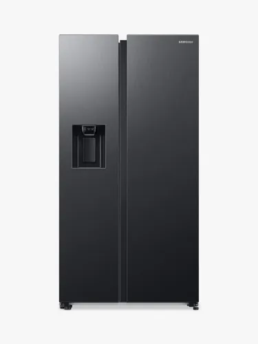SAMSUNG RS68CG885EB1 Freestanding 54/35 American Fridge Freezer, Black - Black - Unisex