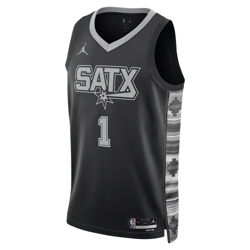 San Antonio Spurs Statement Edition Men's Jordan Dri-FIT NBA Swingman Jersey - Black - Polyester