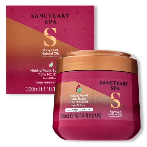 Sanctuary Spa Ruby Oud Melting Pearl Body Butter with Shea