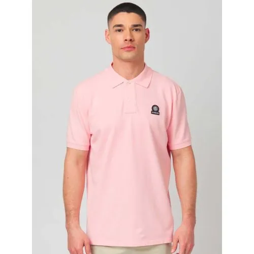Sandbanks Mens Crystal Rose Badge Logo Polo Shirt