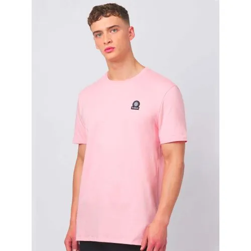 Sandbanks Mens Crystal Rose Badge Logo T-Shirt