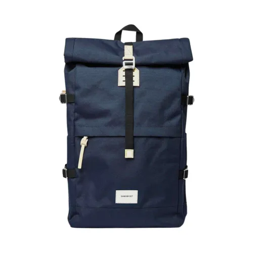 Sandqvist , Bernt Modular Backpack ,Blue unisex, Sizes: ONE SIZE