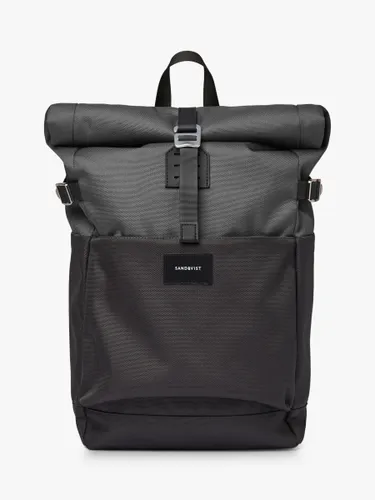 Sandqvist Ilon Roll-Top Backpack, 18L, Black - Black - Unisex