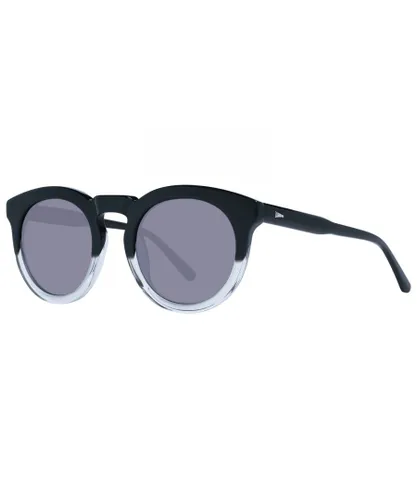 Sandro Mens Round Sunglasses - Black - One