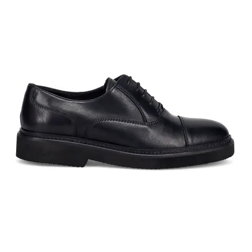 Sangiorgio , Classic Black Flat Shoes ,Black female, Sizes: