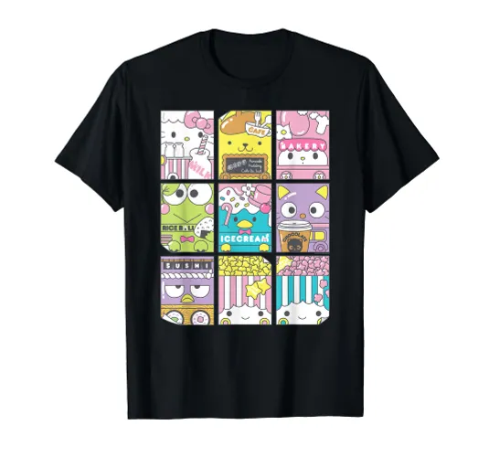 Sanrio Bakery Cute Food - Hello Kitty My Melody T-Shirt