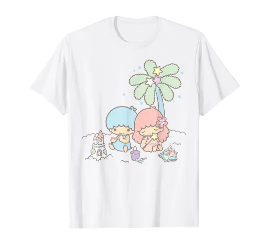 Sanrio Little Twin Stars Beach Summer Holiday T-Shirt
